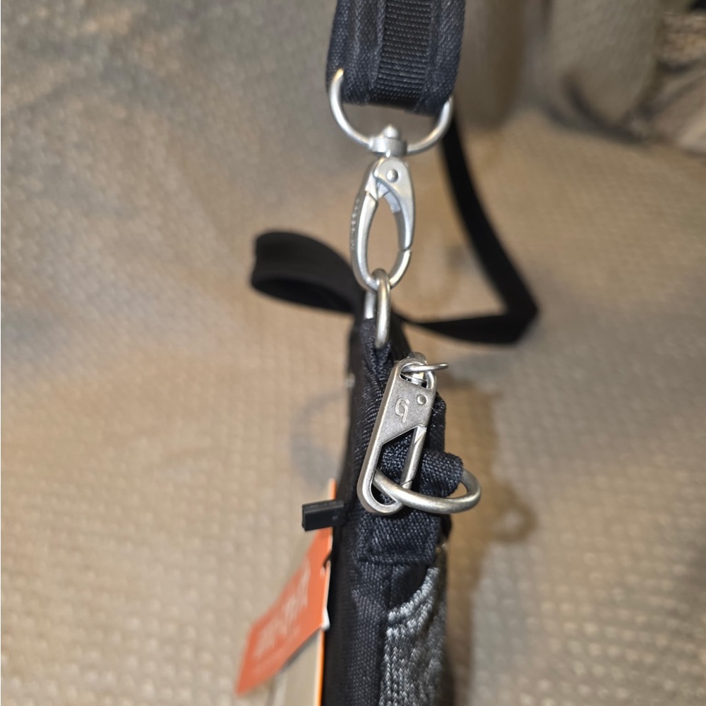 Baggallini Charcoal and Black Crossbody Bag - Picture 6 of 10